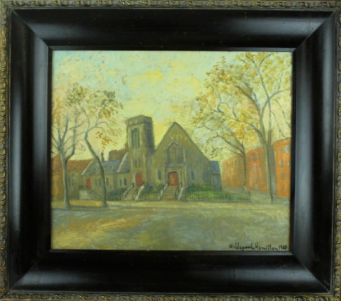 Hildegarde Hamilton Impressionist Oil Painting (1 of 4)