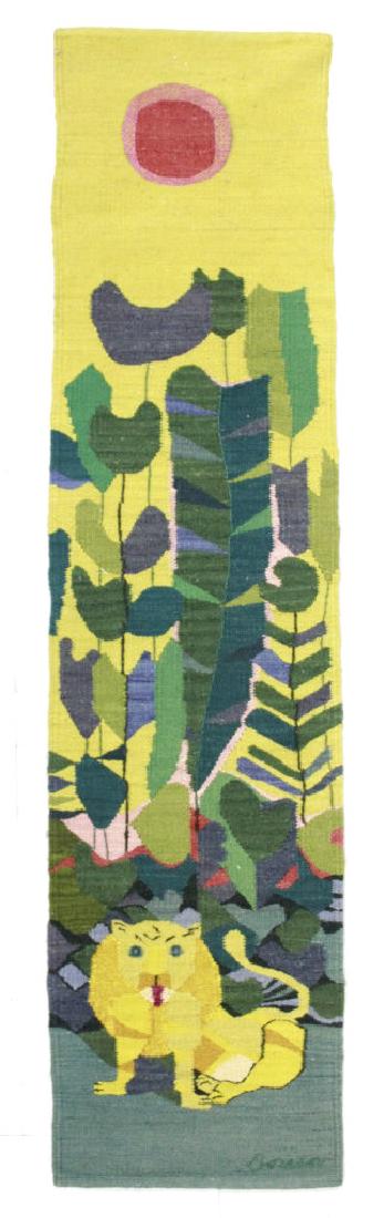 Signed Saul Borisov Mid Century Modern Tapestry (1 of 9)