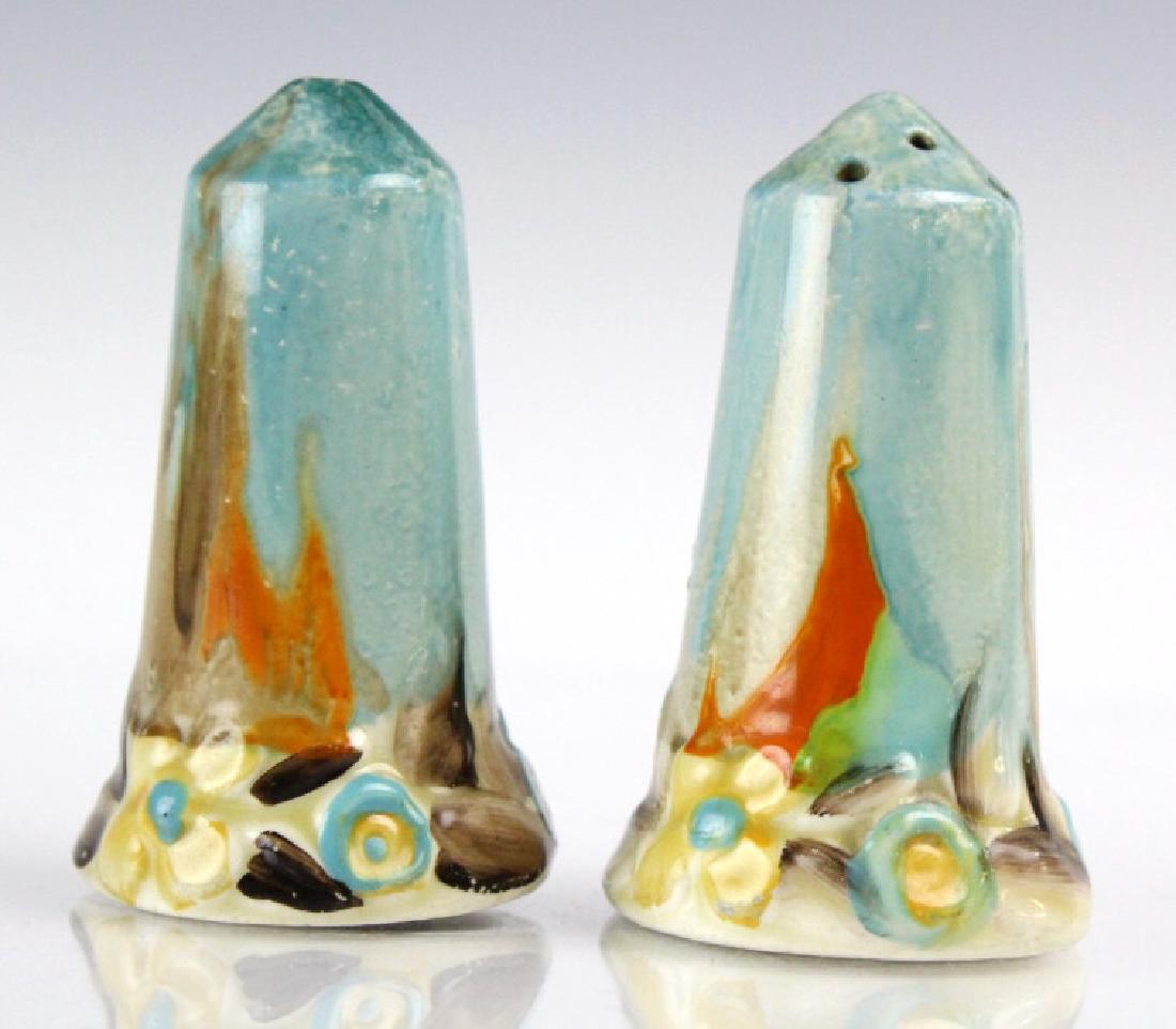 Clarice Cliff Bizarre My Garden Salt & Pepper Set (1 of 7)