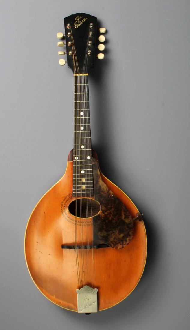 EARLY Gibson A1 Wood Mandolin w/ Case, Circa 1911