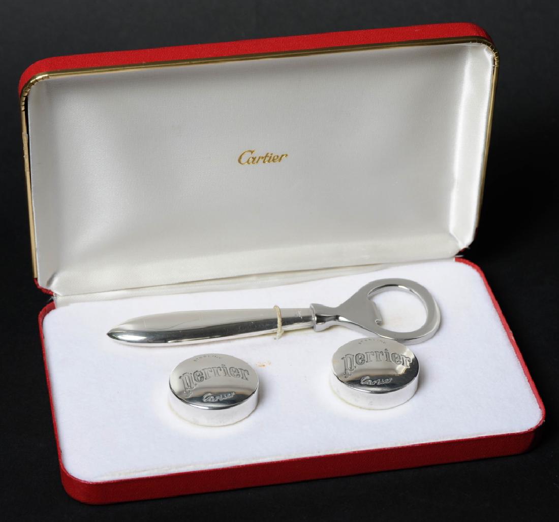 CARTIER Sterling Silver 3pc Bottle Opener BAR SET (1 of 6)