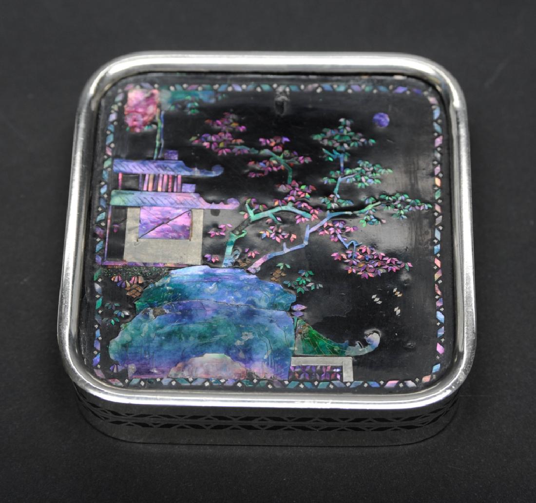 Boucheron 925 Silver Lac Burgaute Chinoiserie BOX (1 of 9)