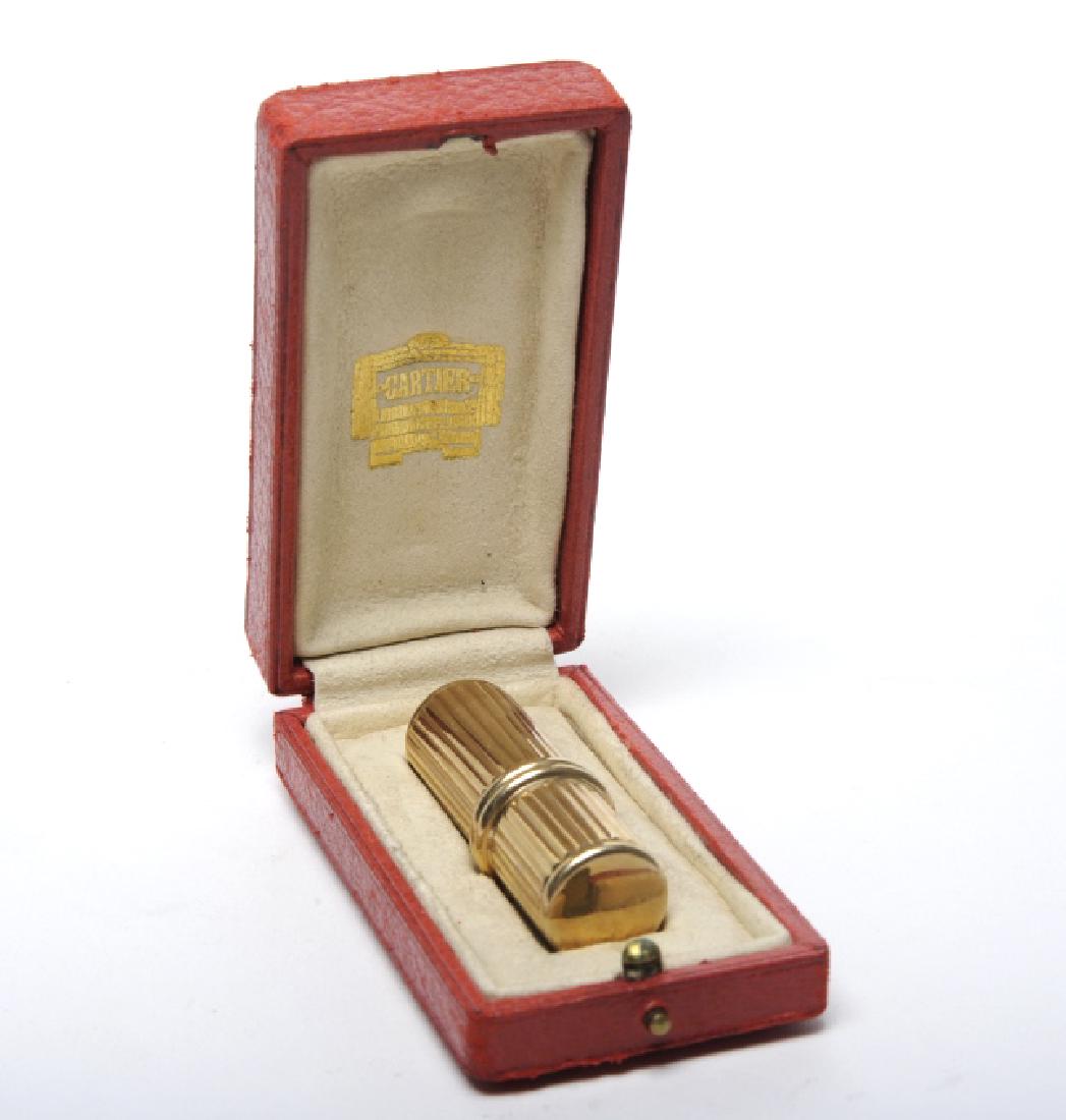 Signed Jacques CARTIER Tom Pouse 9k Gold Lighter (1 of 6)