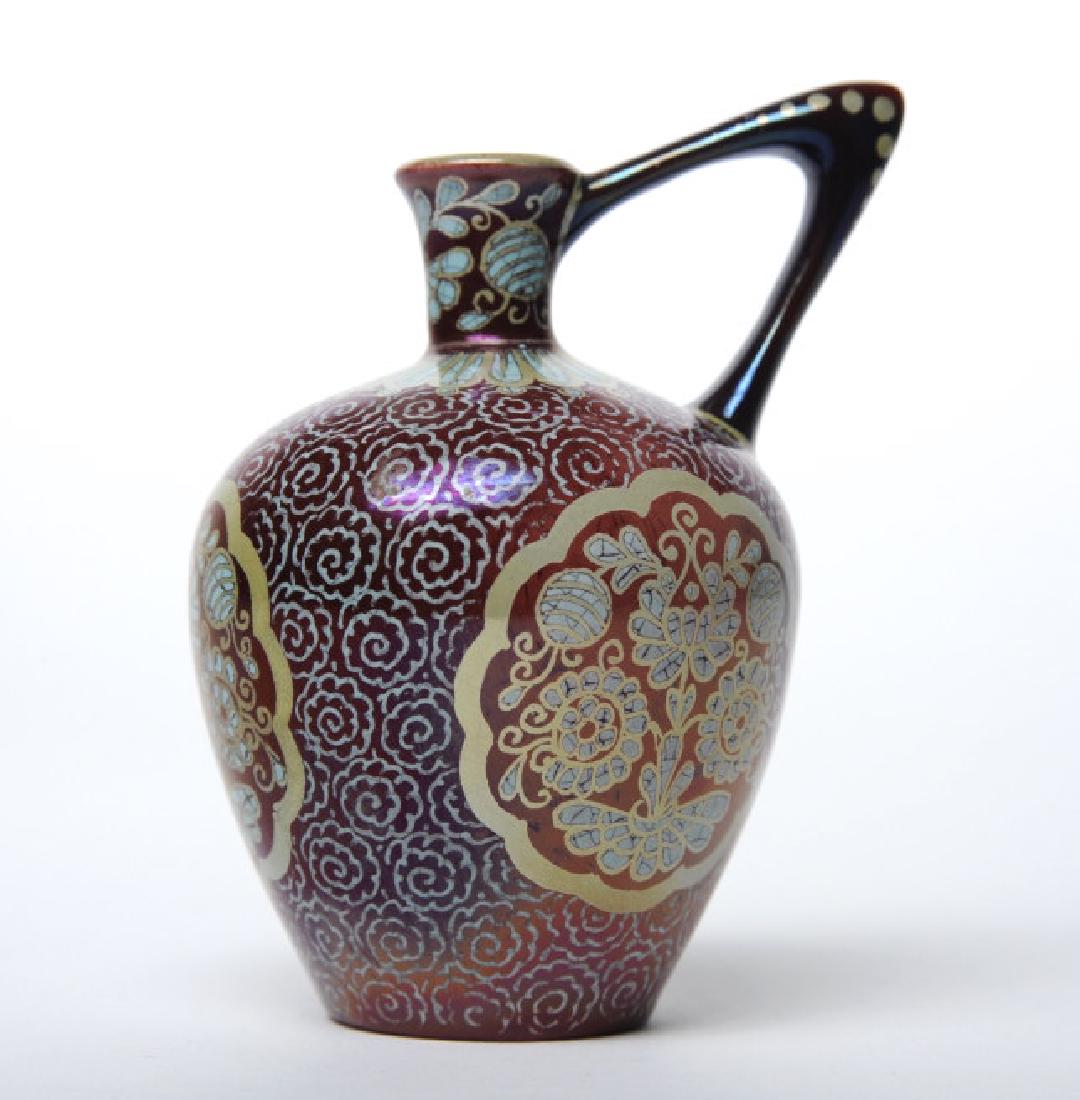 Zsolnay Hungarian Ceramic Mini Porcelain Ewer Vase (1 of 8)