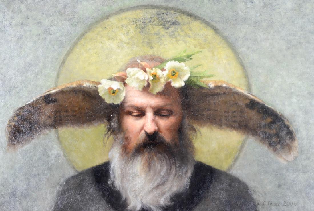 Louise Fenne BROTHER OF SLEEP Portrait Painting (1 of 5)