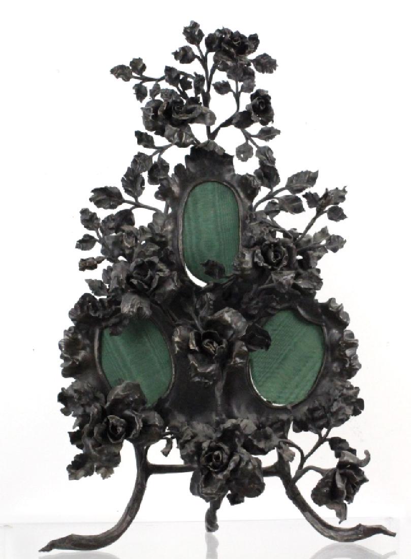 Louis Van Broeckel Iron Floral Picture Photo Frame (1 of 9)