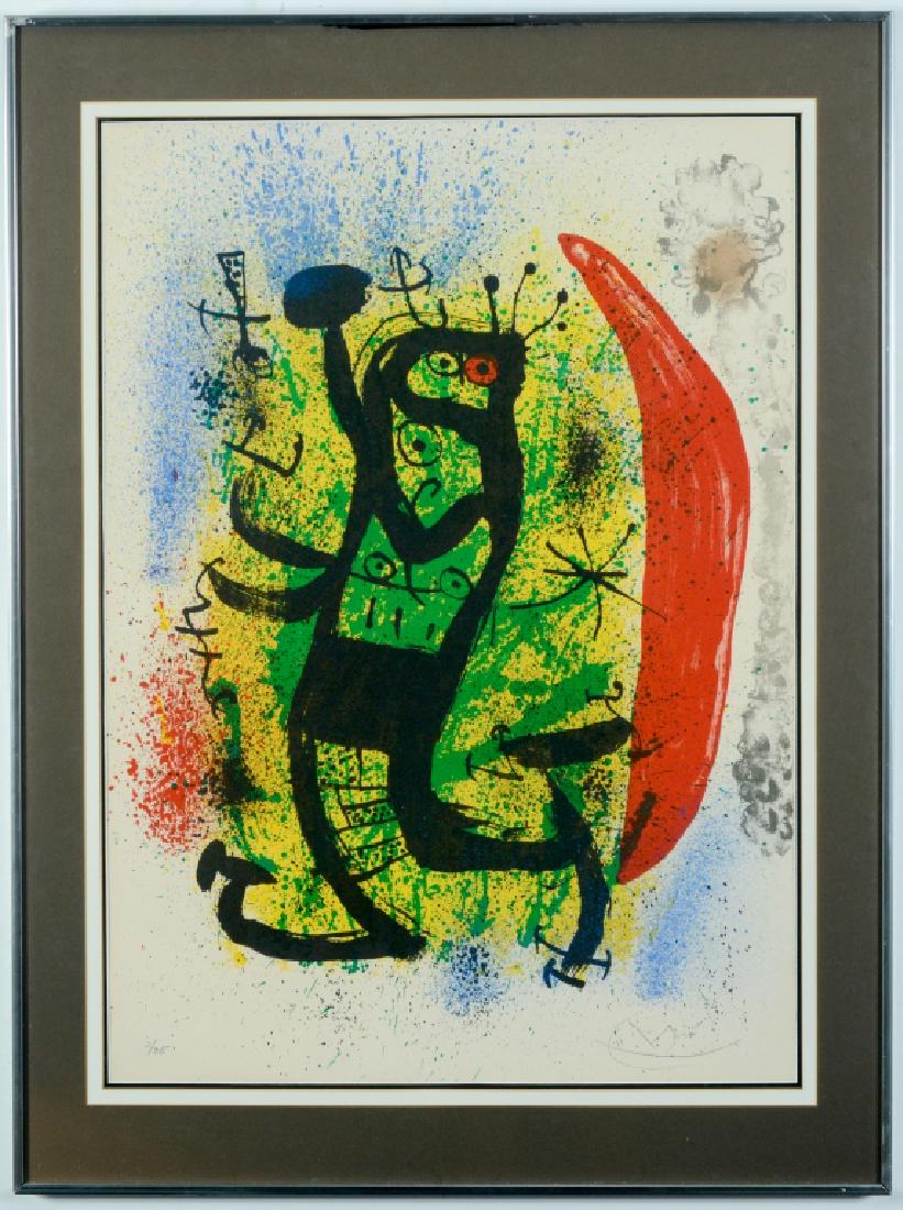 Pencil Signed Joan MIRO Le Homard Color Lithograph (1 of 7)