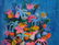 Gustav Likan Floral Still Life Oil Board Painting - 4