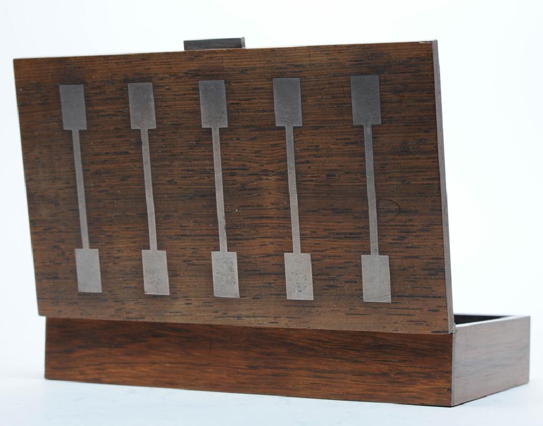 Hans Hansen Danish Modern Sterling Inlaid Box (1 of 8)