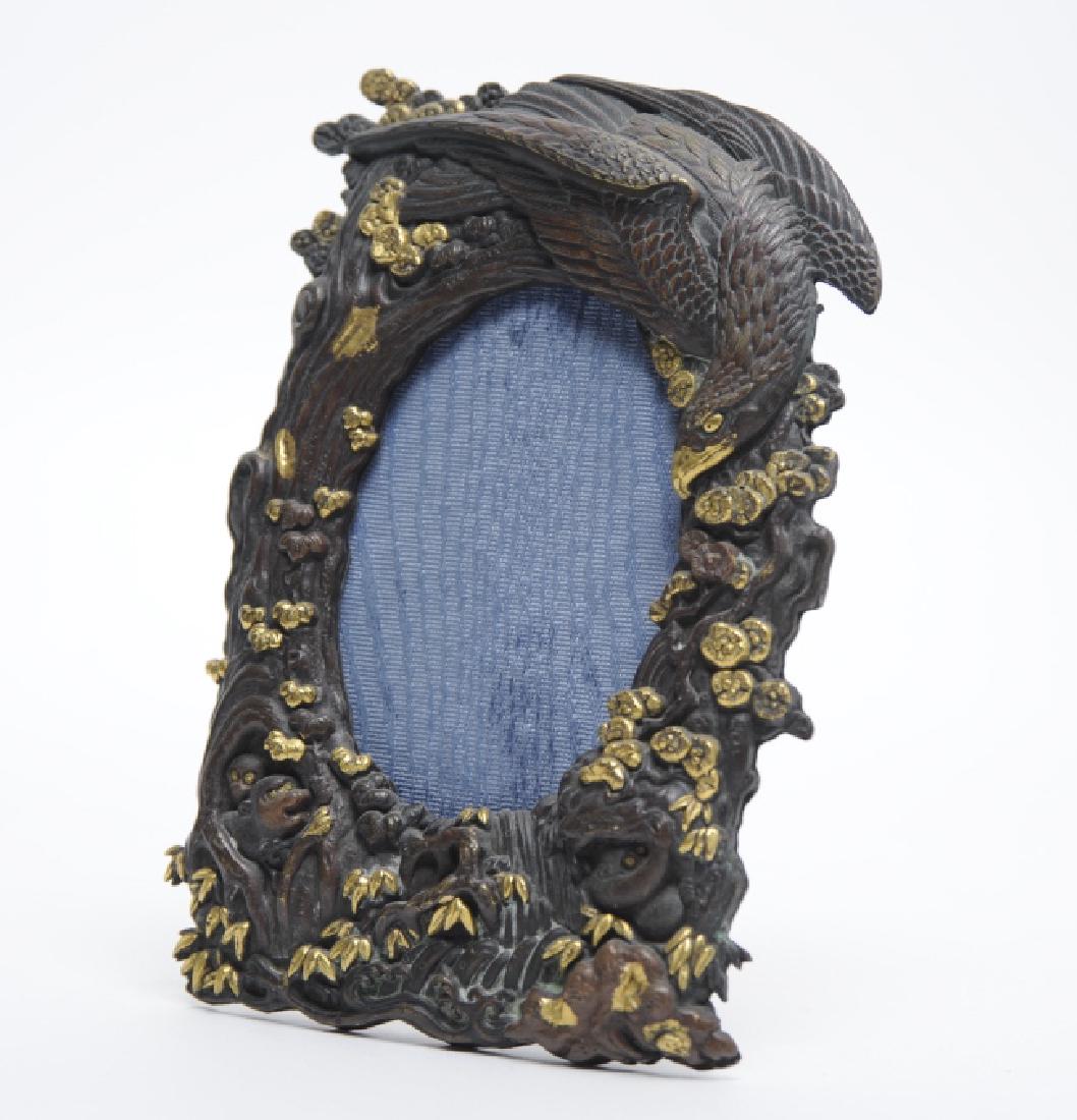 Antique Japanese Meiji Period Mixed Metals Frame (1 of 5)