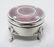 Antique English Silver Purple Guilloche Enamel Box - 2