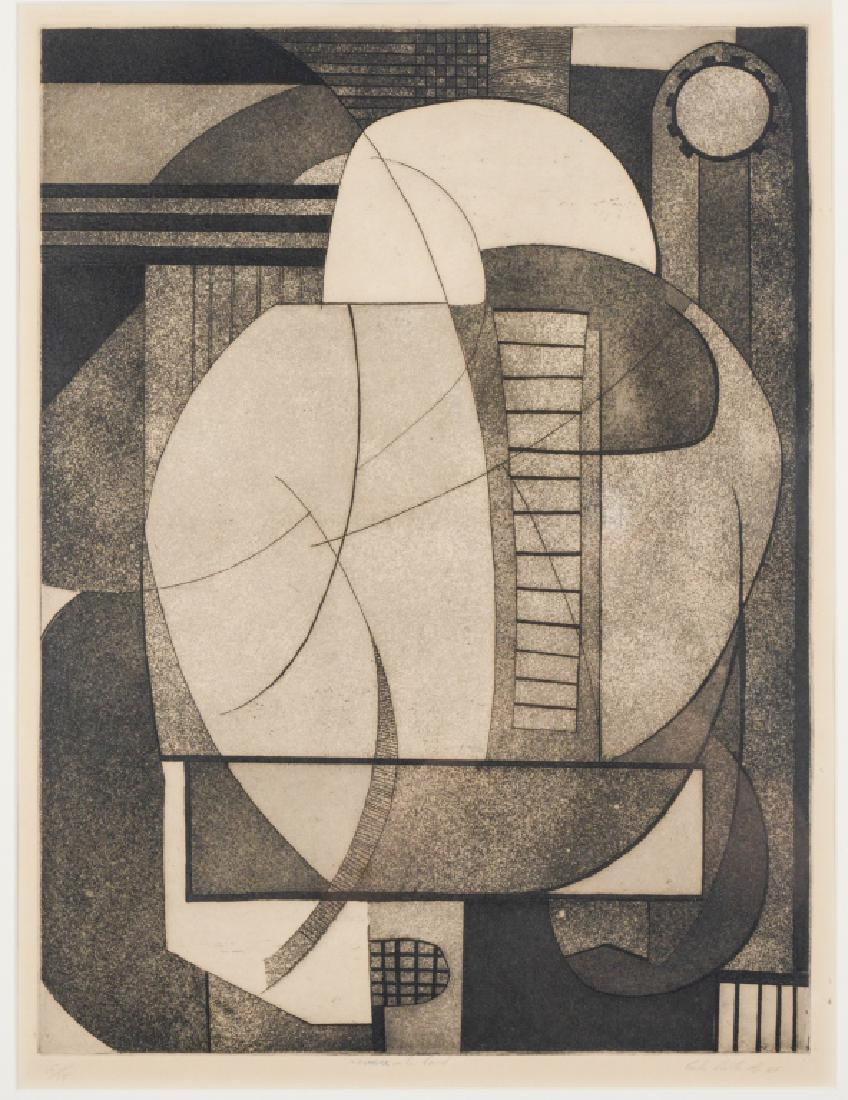 Carlos Cuellar Latin American Modernist Etching (1 of 7)