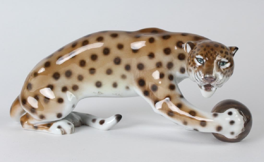 Rosenthal Gerhard Schliepstein Art Deco Leopard (1 of 8)