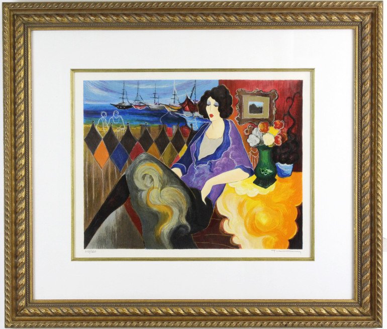 Signed Itzchak Isaac Tarkay Harbour L/E Serigraph (1 of 7)