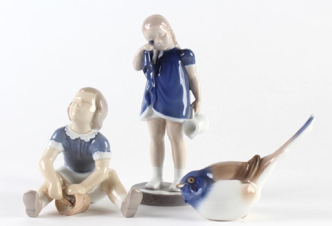 3pc LOT Bing & Grondahl B&G Porcelain Figurine (1 of 5)