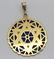 18K Gold Plique-Ã -jour Star of David Pendant 8.2gr - 3