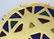 18K Gold Plique-Ã -jour Star of David Pendant 8.2gr - 5