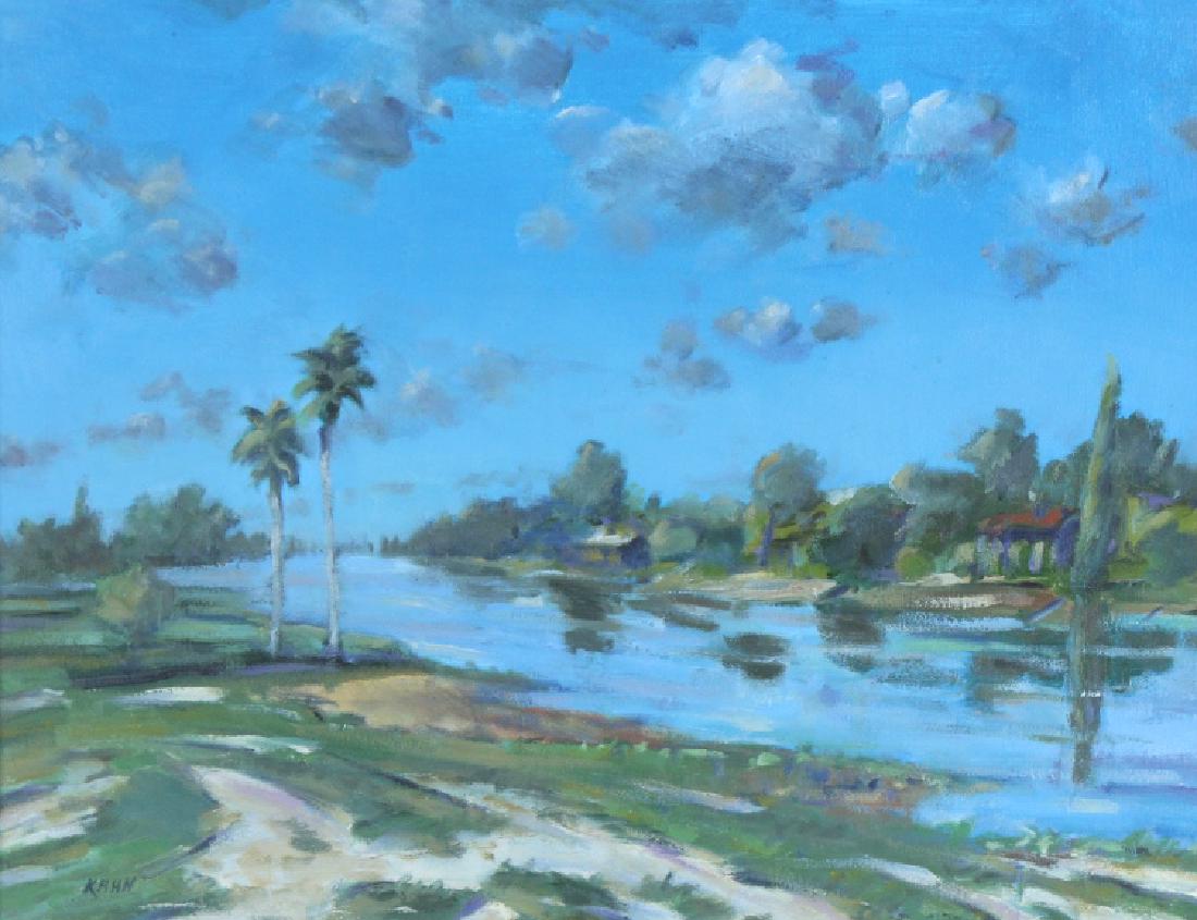 Kenneth Kahn Florida Landscape Oil Painting LISTED (1 of 7)
