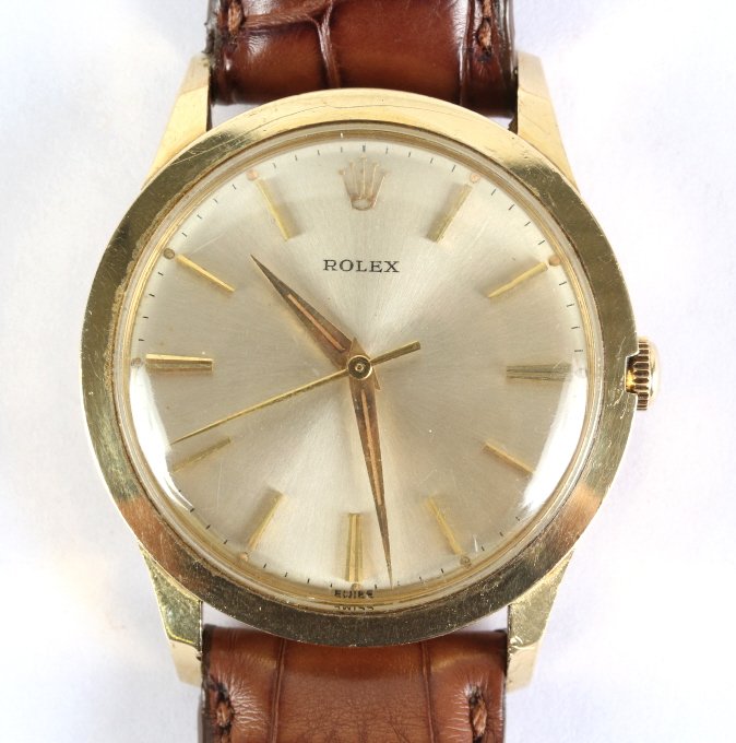 Working VTG 1950's 14k ROLEX Cal. 1530 Men's Watch (1 of 8)