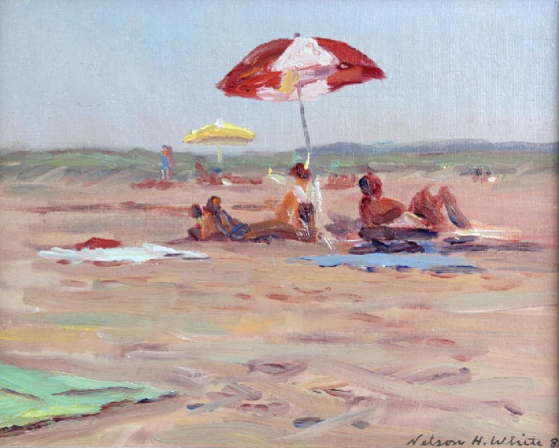 Nelson H White Jones Beach Long Island Painting (1 of 7)