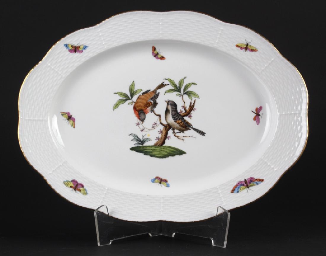 Herend Rothschild Porcelain 13 3/4" Oval Platter (1 of 5)