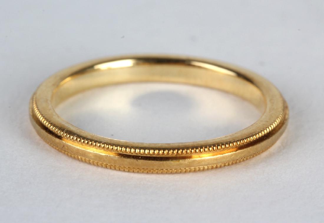 Cartier France 18k Yellow Gold  Milgrain 2mm Ring (1 of 5)