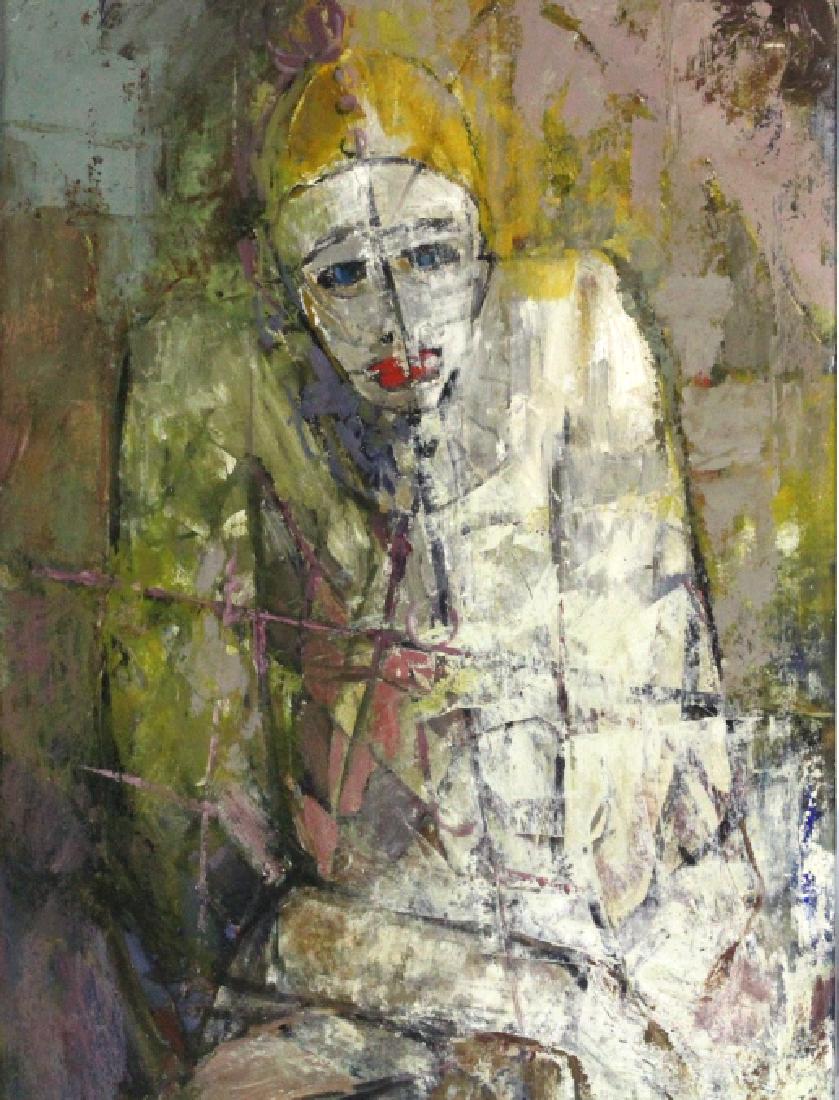 FRANK SPEARS Clown Portrait Painting BASS MUSEUM (1 of 7)