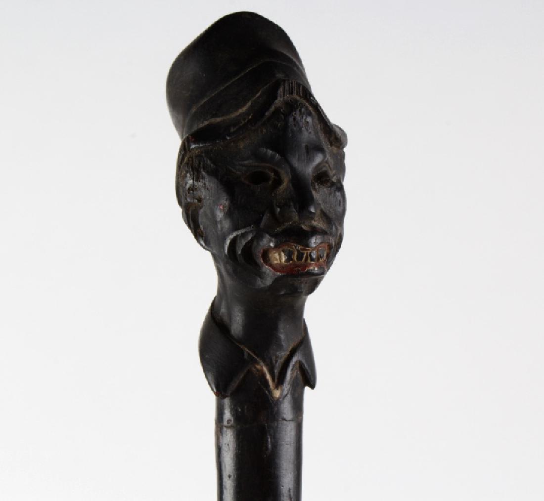 Antique Black Man Americana Cane Walking Stick (1 of 7)