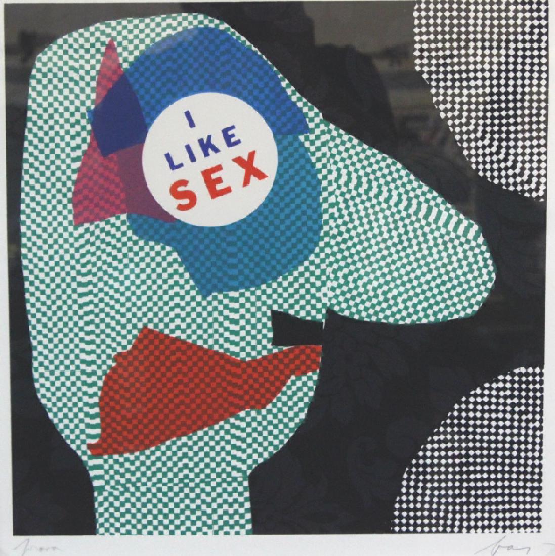 Enrico Baj Collage Like Sex Lithograph BASS MUSEUM (1 of 7)