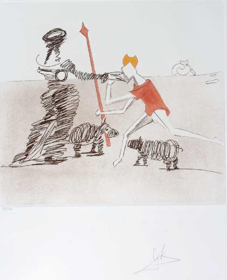 Salvador Dali PASTORAL LE Aquatint Etching SIGNED (1 of 4)