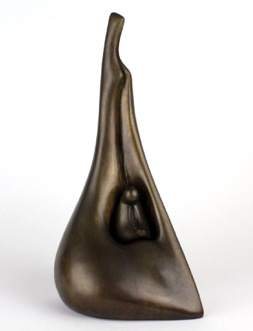 AHARON BEZALEL Mother & Child Bronze Art Sculpture (1 of 9)