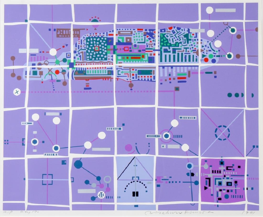 Risaburo Kimura City 170 A/P Serigraph BASS MUSEUM (1 of 5)