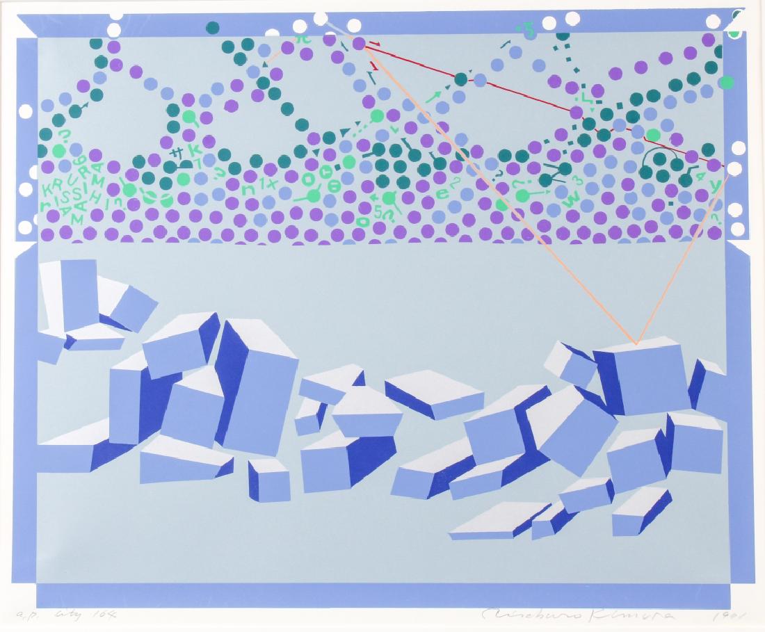Risaburo Kimura City 164 A/P Serigraph BASS MUSEUM (1 of 6)