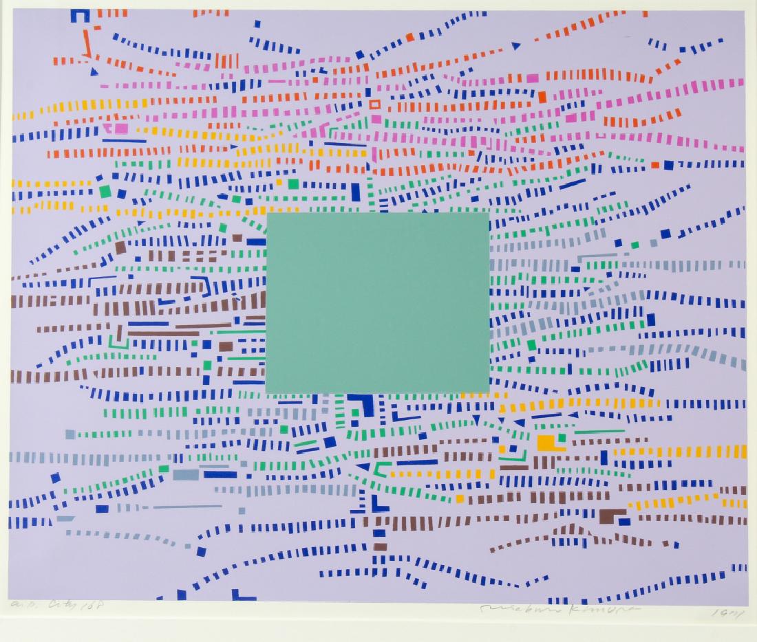 Risaburo Kimura City 168 A/P Serigraph BASS MUSEUM (1 of 5)