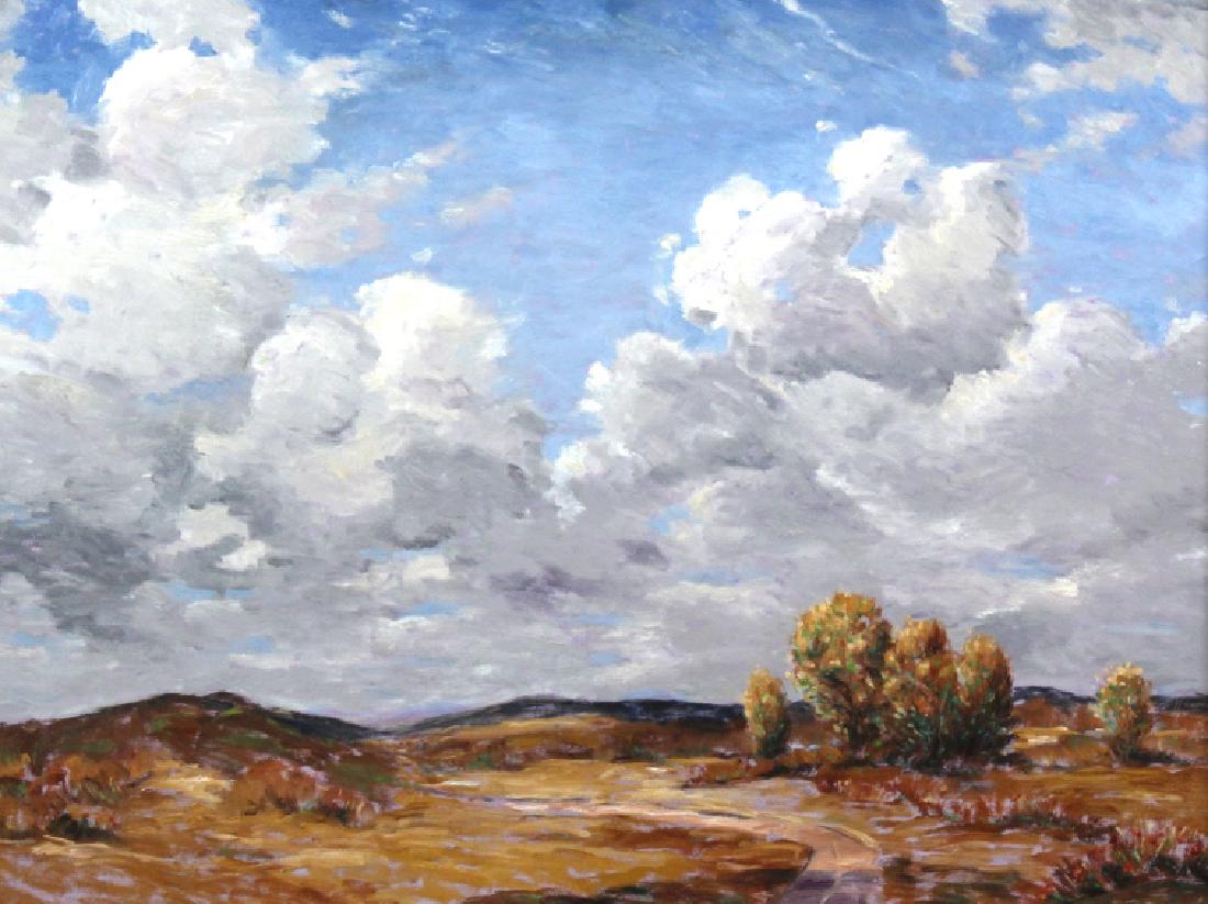 David Eugene Henry Large Landscape Oil Painting (1 of 8)