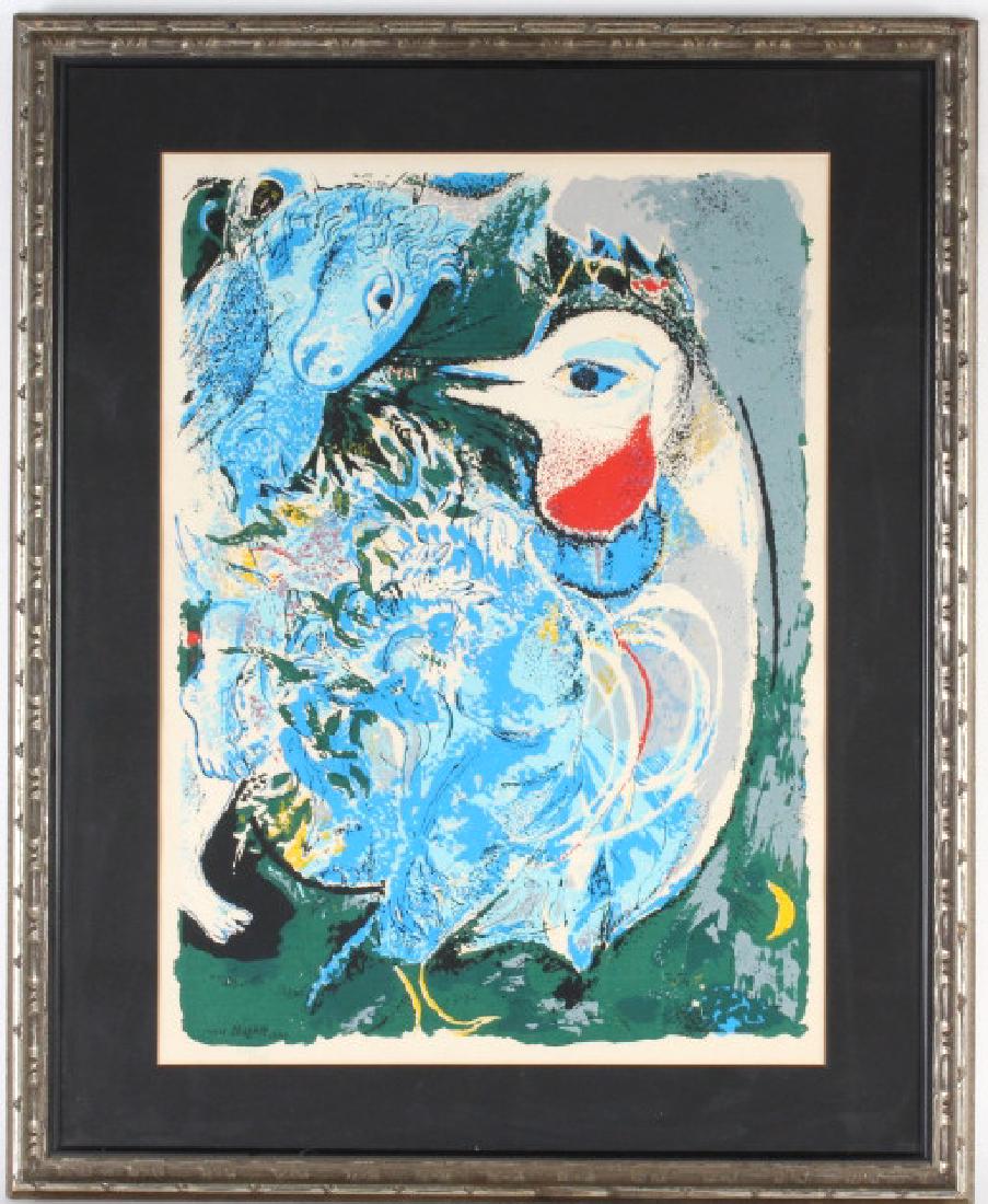 Chagall LES PLUMES EN FLEURS LE Litho Lithograph (1 of 5)