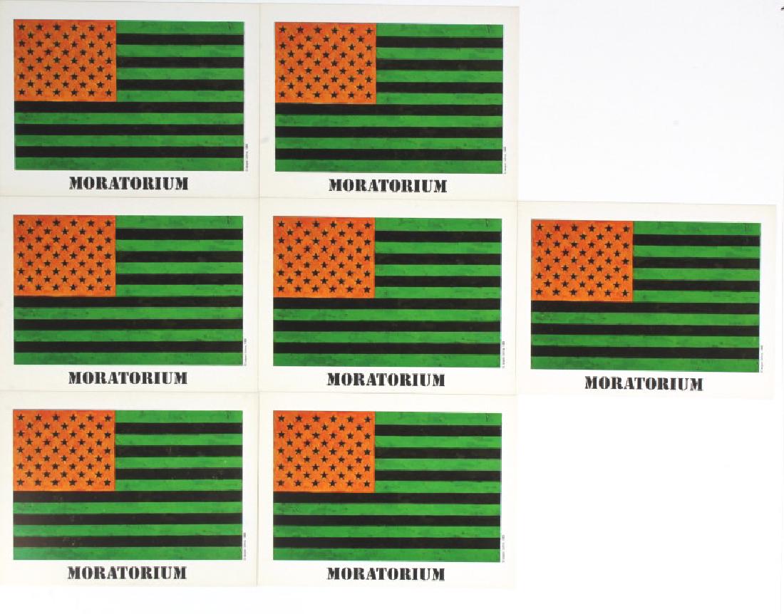 7  Jasper Johns Moratorium Flag Flyers BASS MUSEUM (1 of 8)