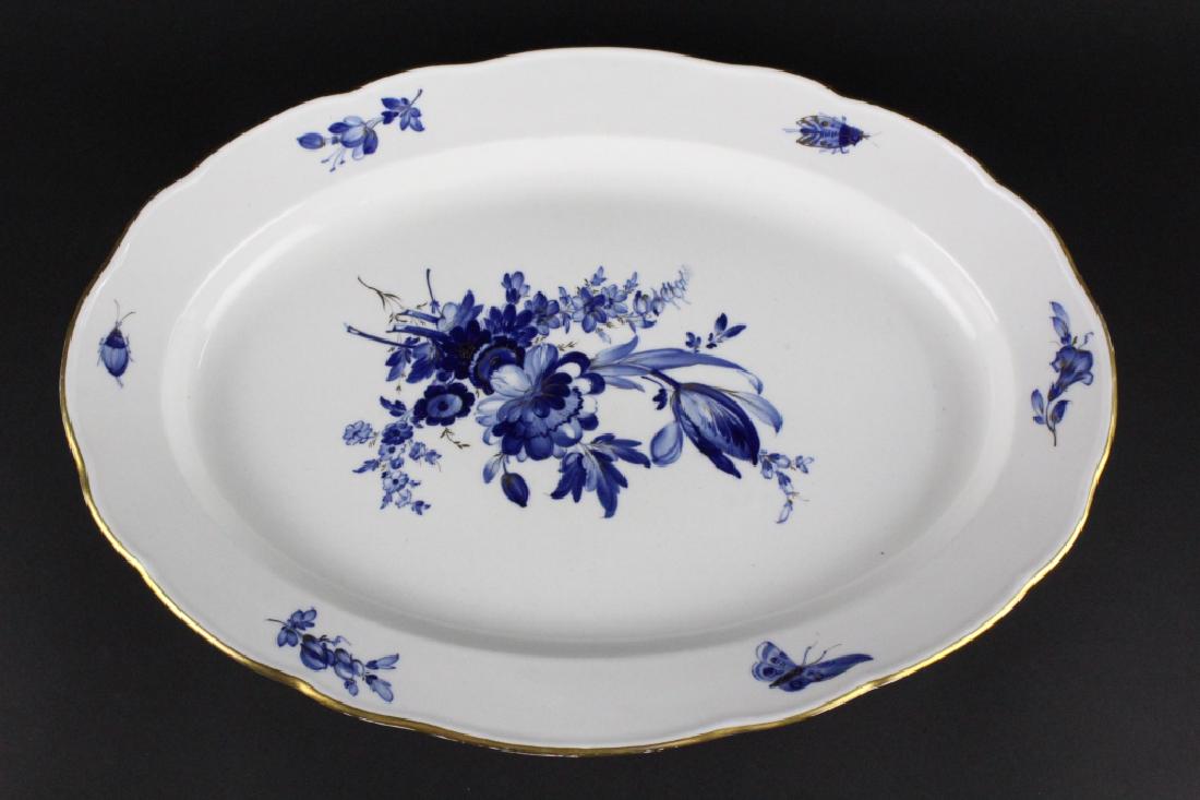 Meissen German Floral Porcelain Meat Serving Tray (1 of 7)