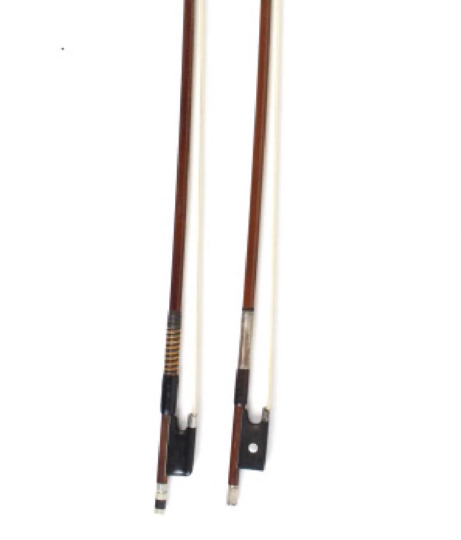 Fine Pair Violin Bows M. Winterling & Voirin Model (1 of 7)