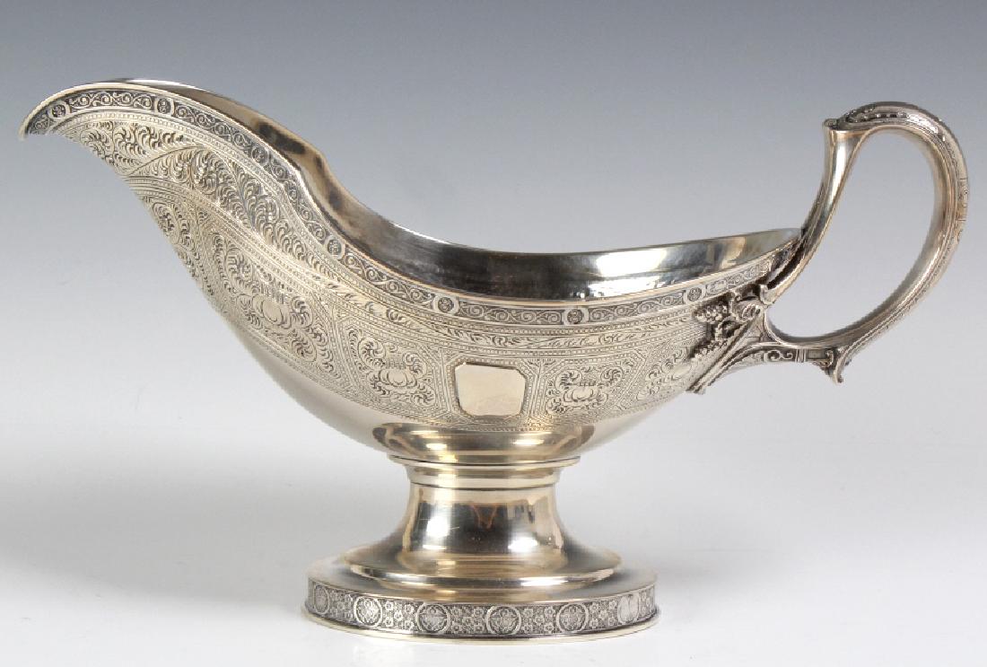 Tiffany & Co Sterling Silver Engraved Gravy Boat (1 of 8)