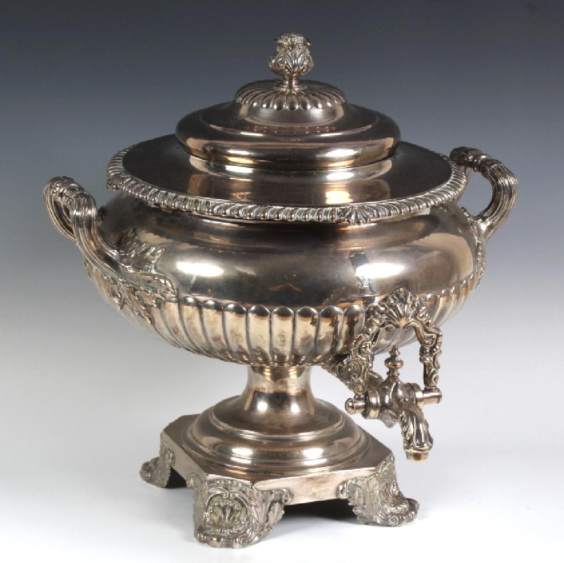 English Georgian Silver Samovar Water Urn 4814gr (1 of 7)