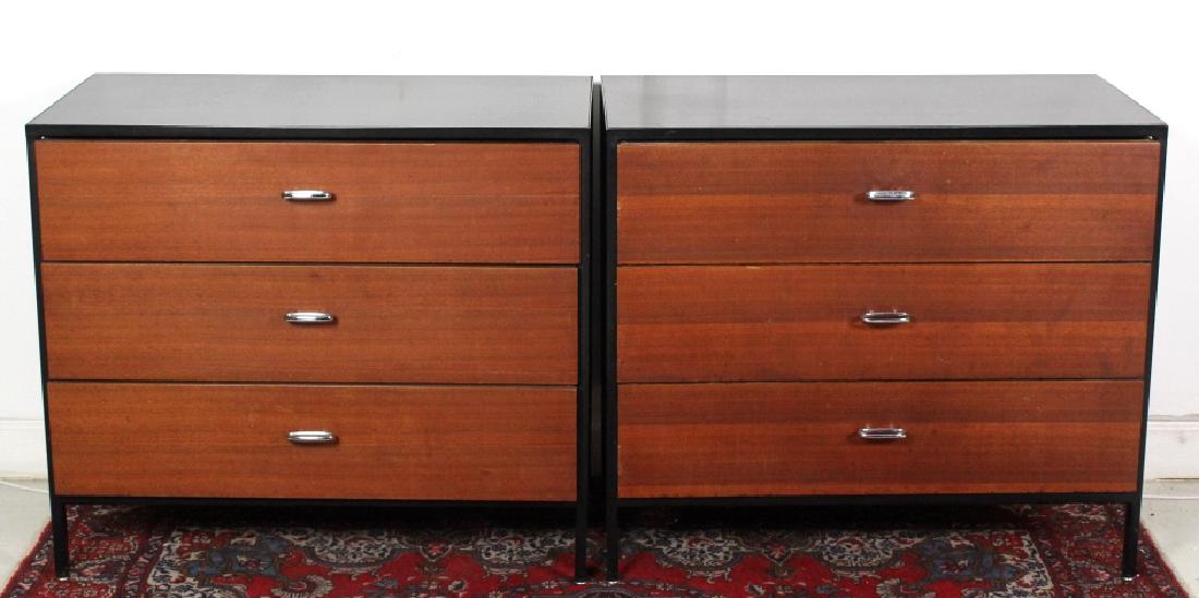 Pair George Nelson Herman Miller Steel Case Chests (1 of 6)