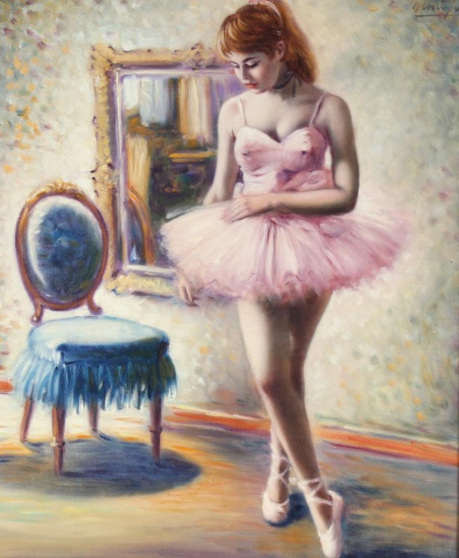 Helmut Breuninger Ballerina Portrait Oil Painting (1 of 9)