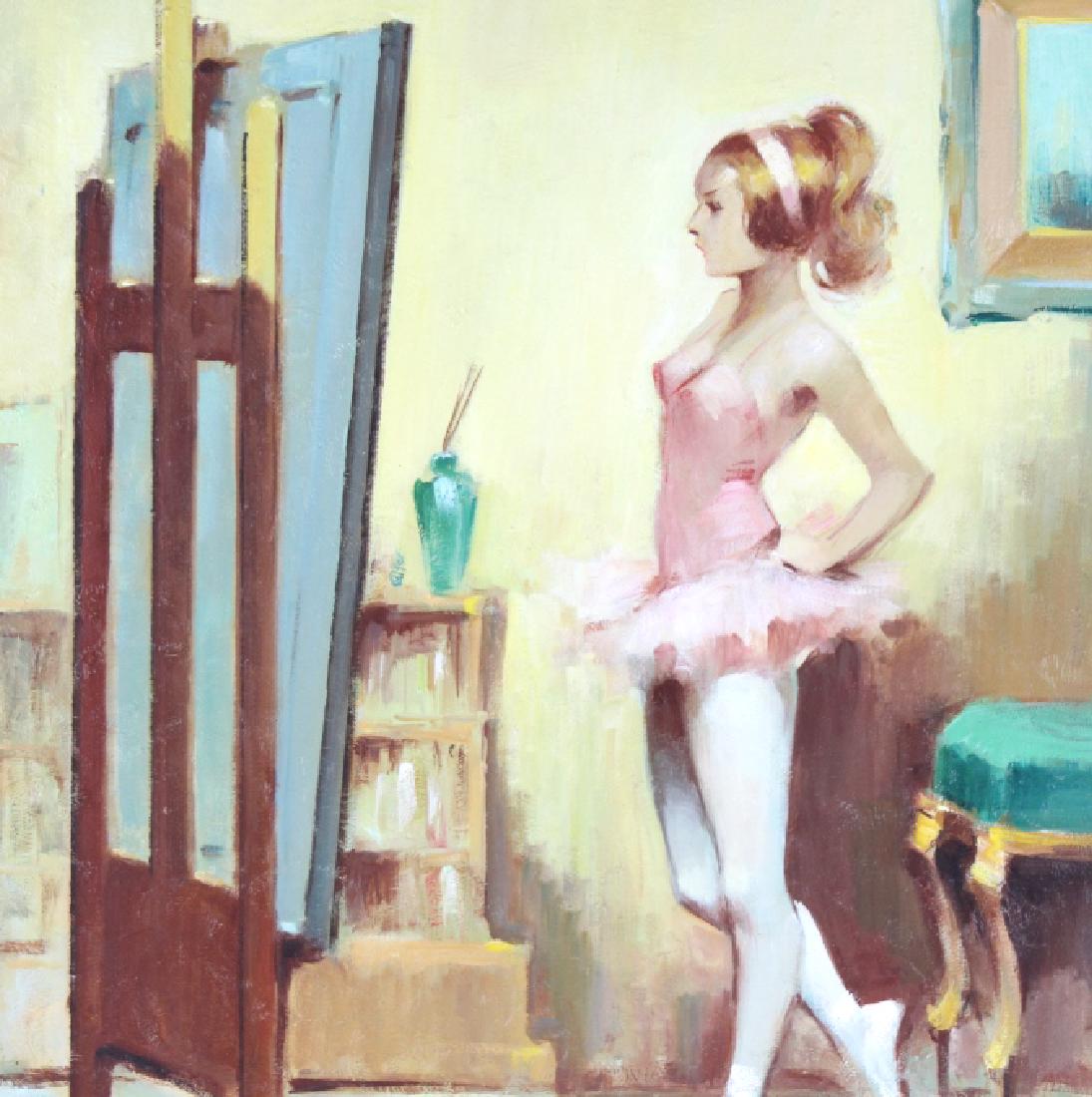 Joan Giralt-Lerin Ballerina Portrait Oil Painting (1 of 7)