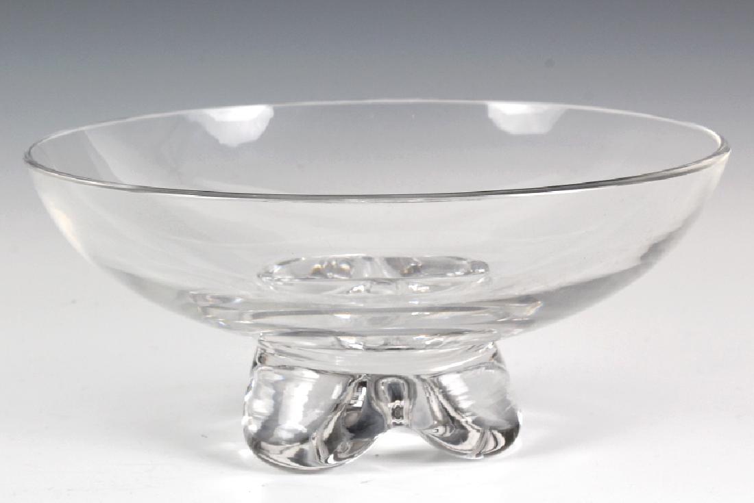 Val St Lambert Mid Century Modernist Glass Bowl (1 of 5)