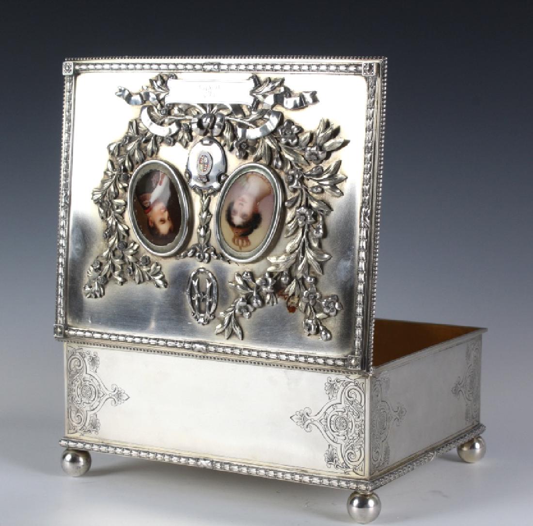 Imperial Russian Silver Napoleon Presentation Box (1 of 8)