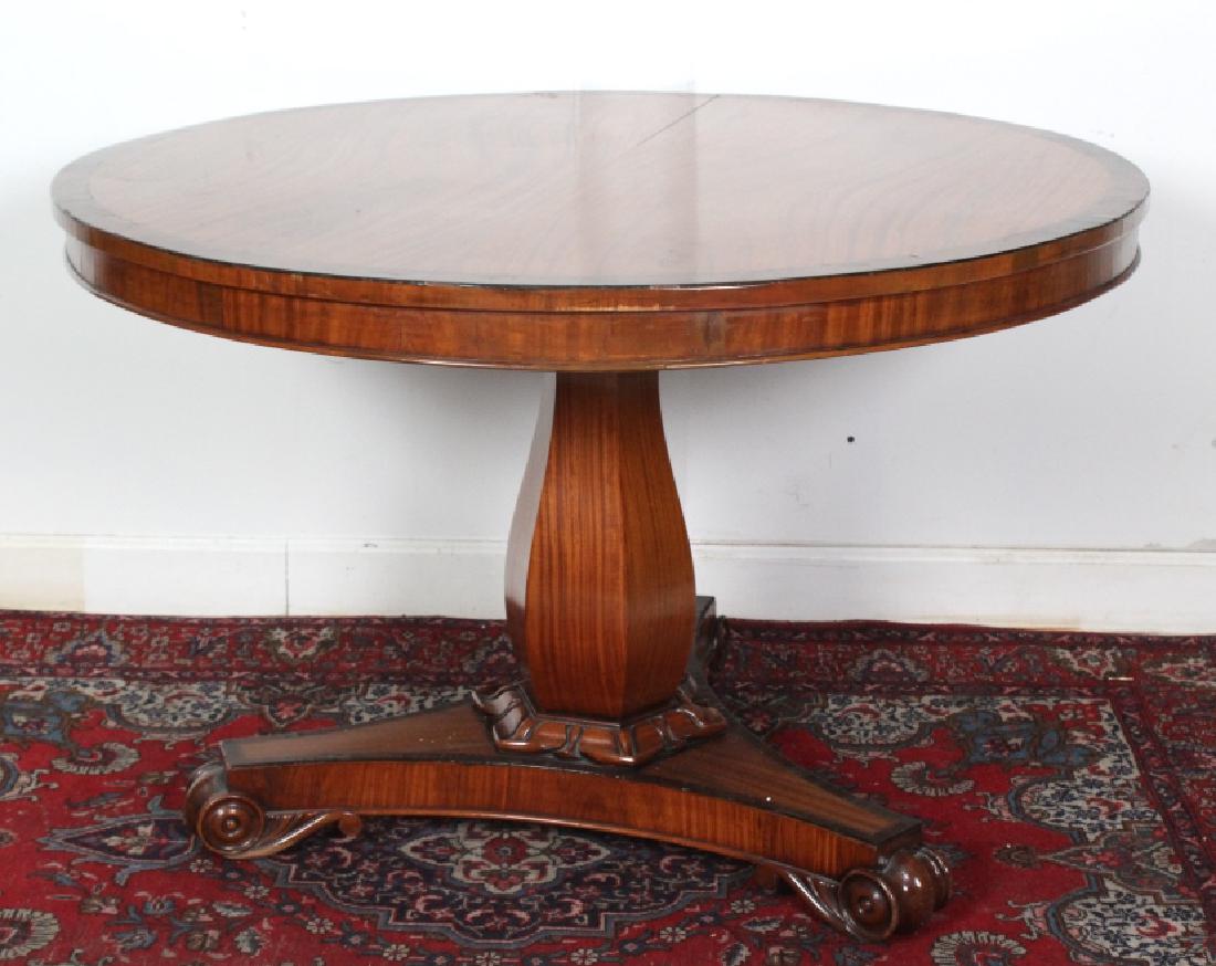 Antique 19th Century Carved Tilt Top Parlor Table (1 of 9)