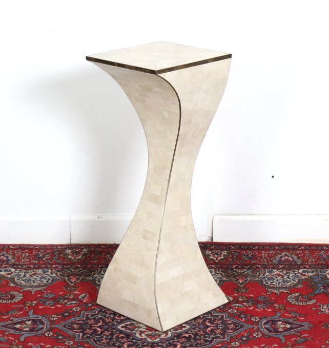 Maitland Smith Tessellated Stone Stand Plinth (1 of 8)