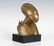 Signed M Sherrill Modernist Bronze Alien Sculpture