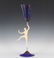 Lucio Bubacco Venetian Murano Art Glass 18" Goblet